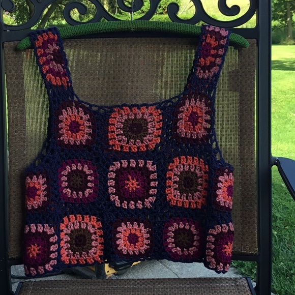 Natural Life crocheted Sweater Vest - Picture 3 of 3